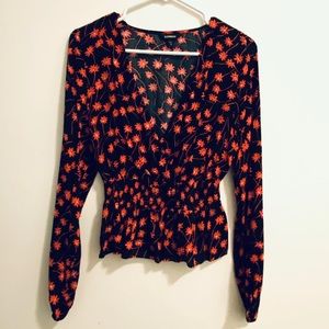 XS Express Floral Blouse